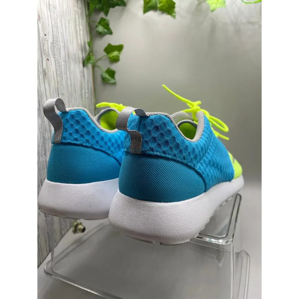 Nike Men's Roshe Run One FB Current Blue Lime 10